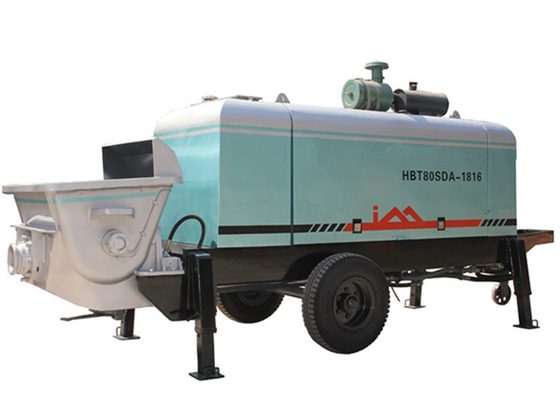 China de Dieselmotor Hydraulische Concrete Pomp van 80m3/h 175KW voor de Concrete Pompende Werken leverancier