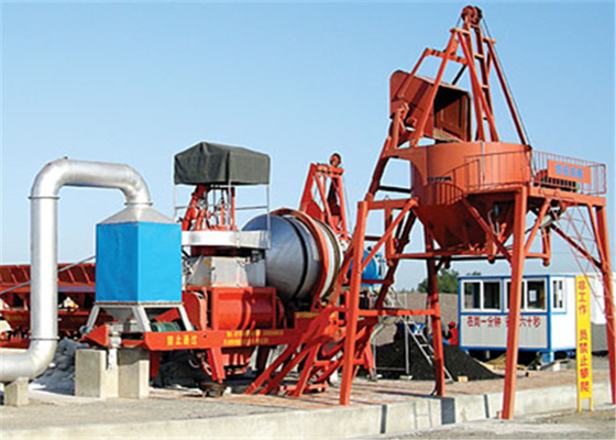 China 63.5KW het Asfalt van de oliebrander Heet het Mengen zich Ce van de de Vultrechtercapaciteit van de Installatie1000kgs Voeder/SGS/ISO9001 leverancier